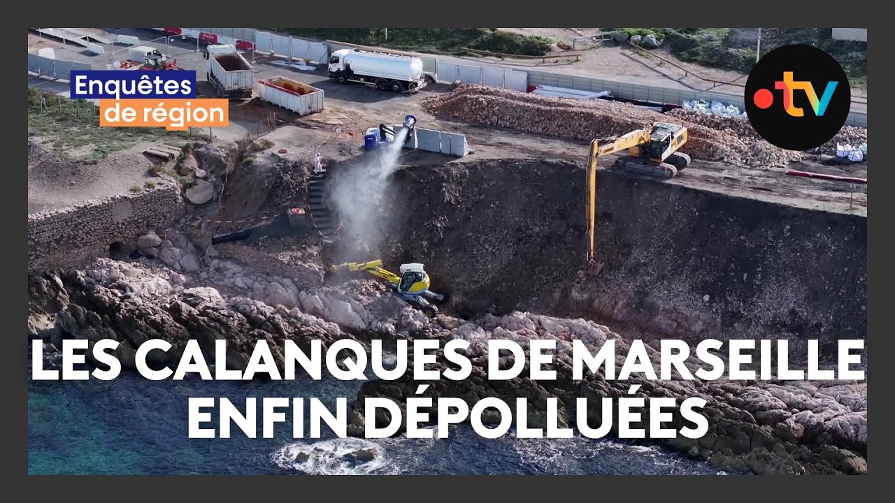 Plomb, soude, soufre… Les calanques de Marseille enfin dépolluées de 200 ans de rejets industriels
