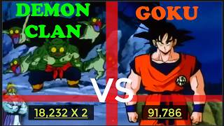 Goku Vs The Demon Clan