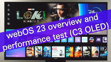 LG webOS 23 overview and performance demo on C3 OLED