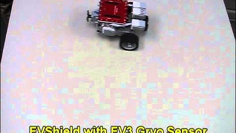 EVShield Robot with EV3 Gyro Sensor
