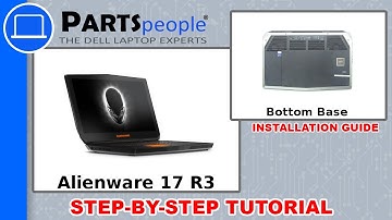Dell Alienware 17 R3 (P43F002) Bottom Base How-To Video Tutorial