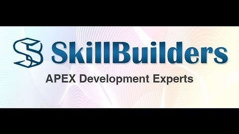 Oracle APEX 4.0 New Features Training by SkillBuilders.com/APEX