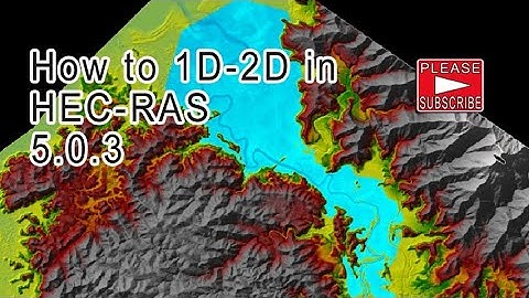 1D-2D HEC-RAS tutorial