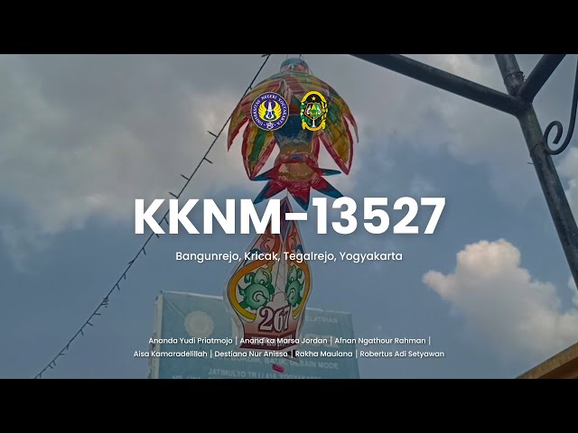 Video Luaran KKN UNY 2023 || KKNM 13527 UNY || Kampung Bangunrejo class=