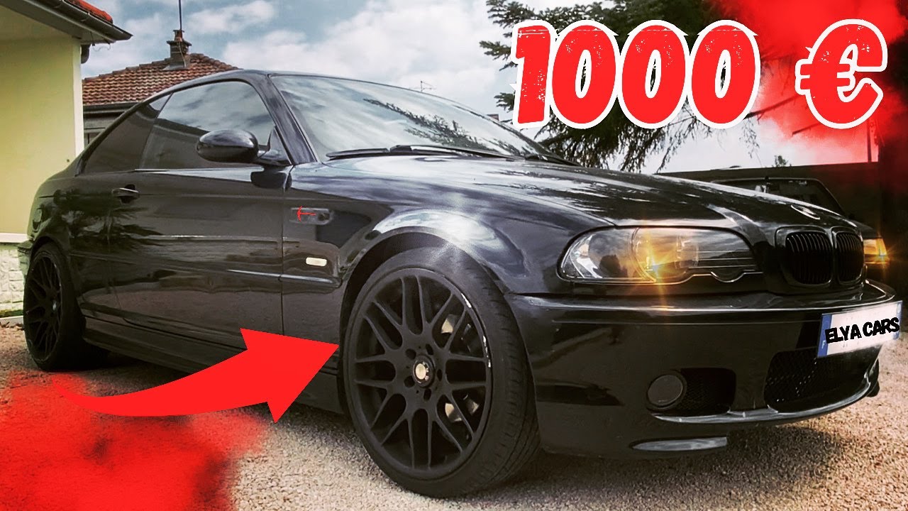 JACHTE UNE BMW 320CI E46 PACK M A 1000  et dj en panne 