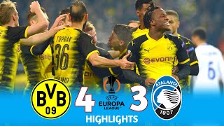 Borussia Dortmund 4 × 3 Atalanta ◽Most Dramatic Comeback | Extended Highlights & Goals ( 2017-18)