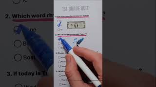 Can you pass this 1st Grade Quiz with a perfect score? #brain  #schoolquiz #quizchallenge #usaschool