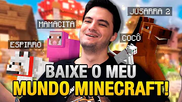 Como jogar no mundo do Minecraft do Felipe Neto?