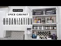 Kitchen Spice Cabinet Organization Ideas 2022 |Home Organization w/ Cricut Joy x The Container Store