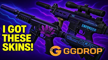 CS2 Case Opening | I Got M4A1-S Black Lotus and StatTrak Scar-20 Enforcer Skins at GGDrop