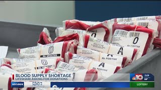 LifeShare Blood Services is asking you to donate blood