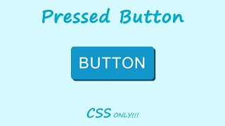CSS 2D Pressing Button | CSS Animation