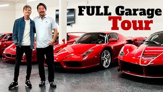 Full Walkthrough of @ferraricollectordavidlee 's INSANE Car Collection  (The Ultimate Man Cave!)