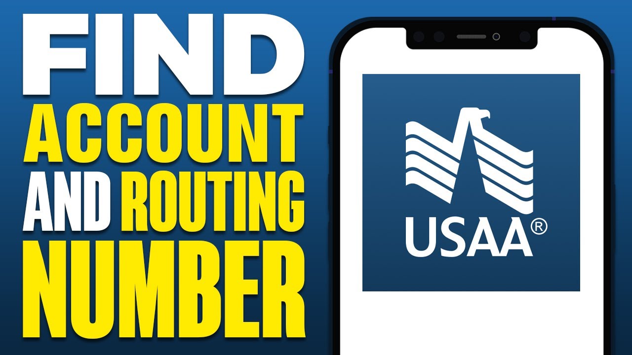 How To Find Account And Routing Number On USAA App (2025) - YouTube