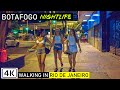 Rio de Janeiro Nightlife 🇧🇷 Walking in Botafogo District | Brazil |【4K】2021