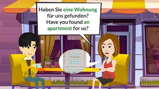 Deutsch Lernen Mit Dialogen | German Conversation B2 - Looking for an apartment🏢