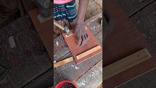 Processing the door frame for pigeon house #woodworking #pets #hardwork #ytshorts