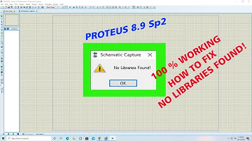 How to Fix No Libraries Found No Components in Proteus 8.9 Professional┃100% working