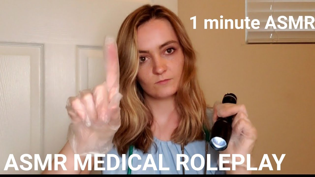 ASMR ONE MINUTE MEDICAL EXAM (RUDE DOCTOR) YouTube
