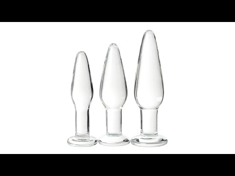 4627152615188 Набор анальных втулок Sexus Glass / Sexus Glass anal sleeve set