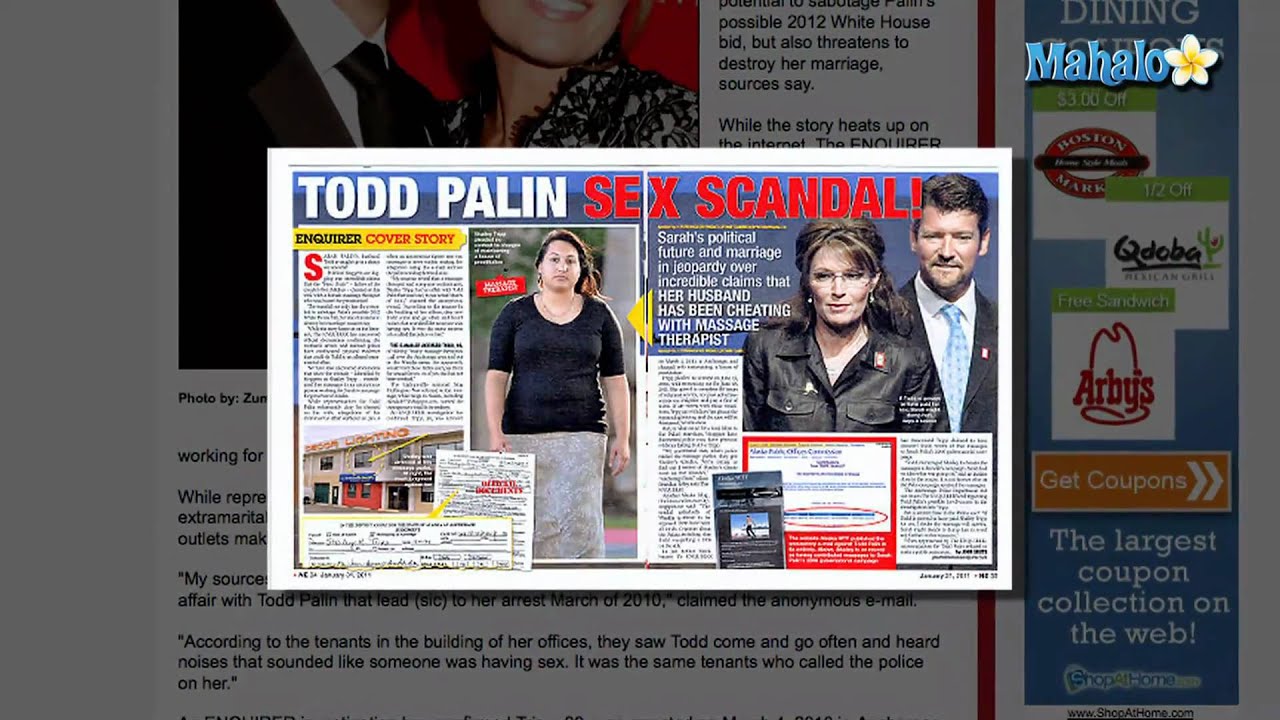 Todd Palin Sex Scandal photo