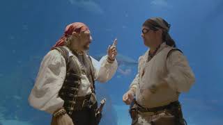 Pirates at Adventure Aquarium
Pirates are back in Philadelphia after a 300 year absence.
Believe it or not, pirates were once known to sail up and down the Delaware River in search of loot! Blackbeard actually stationed his ship in the Delaware Bay and is rumored to have buried treasure under a black walnut tree in Burlington, N.J.
Now Pirate Darkbeard and his crew are returning to the Philadelphia area in search of treasure and cheer. New this summer, Adventure Aquarium presents Pirates, a limited time engagement June 18 through July 9 where guests will experience interactive shows, scavenger hunts, games, crafts, up-close animal talks and plenty of pirates. Pirates at Adventure Aquarium