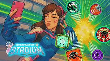 D.Va Self-Destruct ULT Build is BROKEN - Overwatch 2 Stadium!