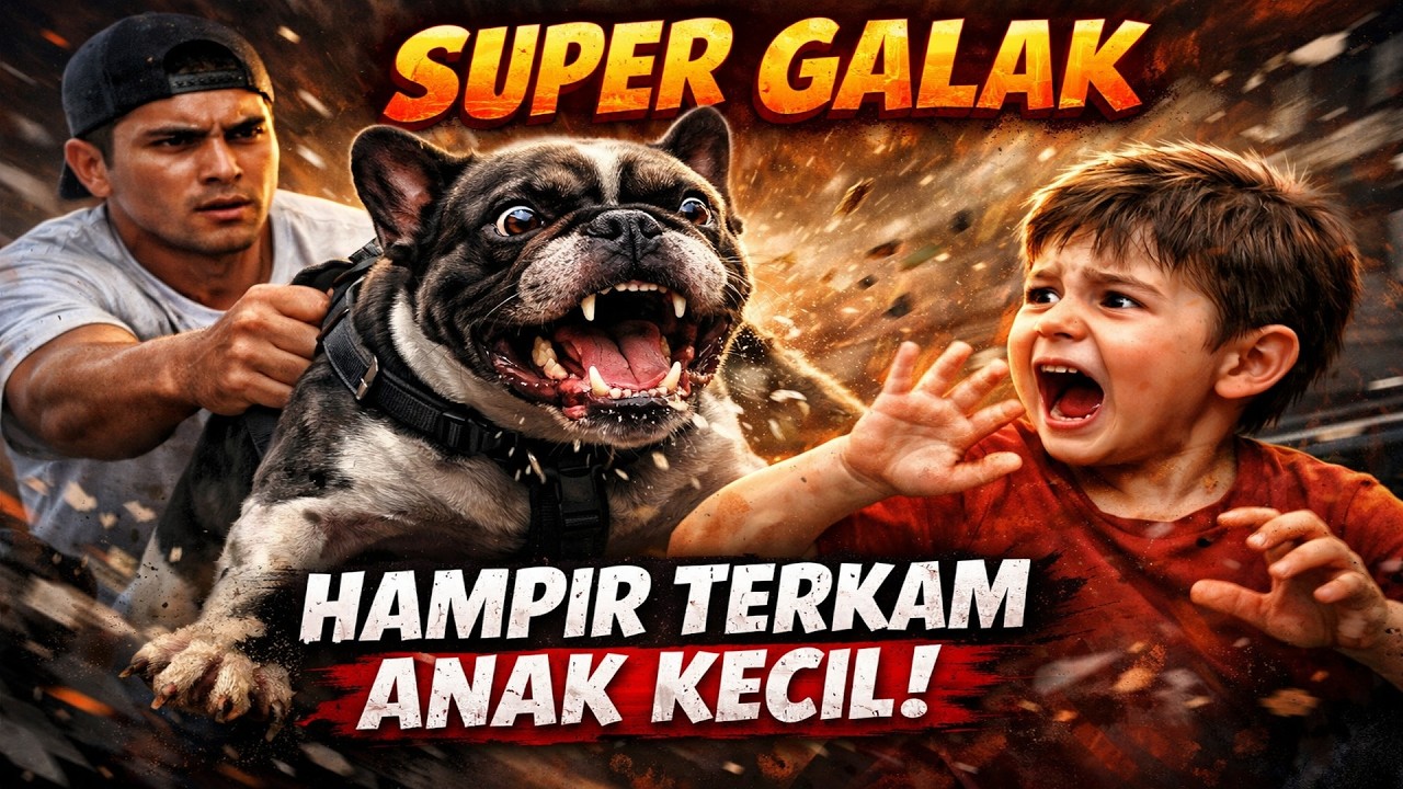ANJING INI SUPER GALAK SUKA TERKAM ANAK KECIL‼️