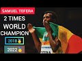 Samuel Tefera defeats Jakob Ingebrigtsen and wins his second indoor world title