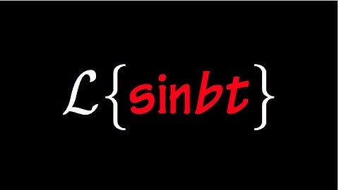 Laplace transform of sin(bt), using definition and integration by parts