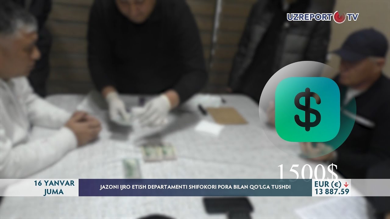 Jazoni ijro etish departamenti shifokori pora bilan qo‘lga tushdi