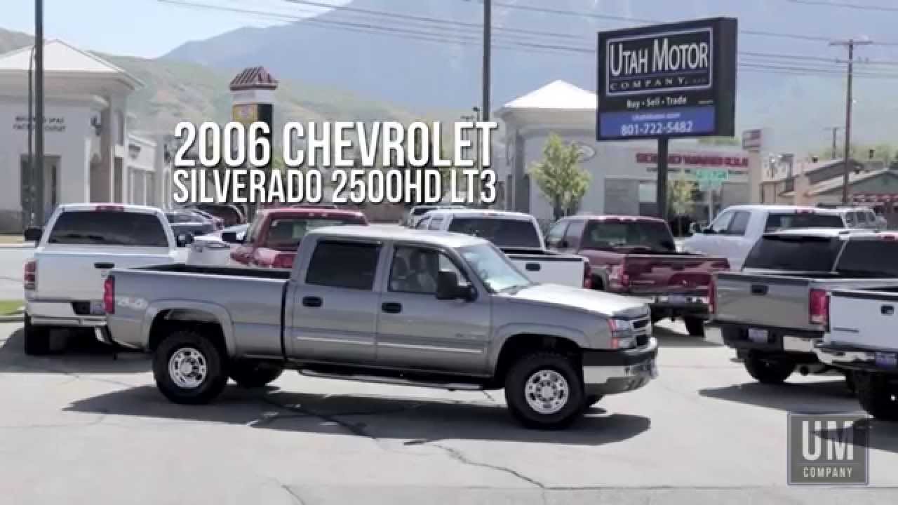 2006 Chevrolet Silverado 2500HD LT3  -  Utah Motor Company,LLC (801)722-5482