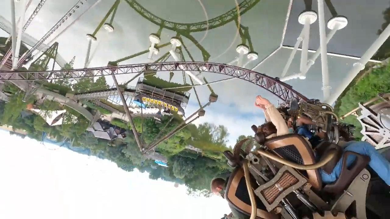 Ride To Happiness  Plopsaland Onride last row POV 4K