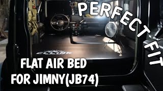 Narrow 3 door jimny | perfect air bed for car camping | Increase your storage | Jb74
