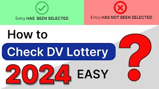 How to Check DV Result 2024 | DV LOTTERY 2024 Result Check