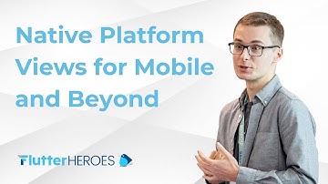 Dominik Roszkowski - Native Platform Views for Mobile and Beyond | Flutter Heroes 2023 Talk