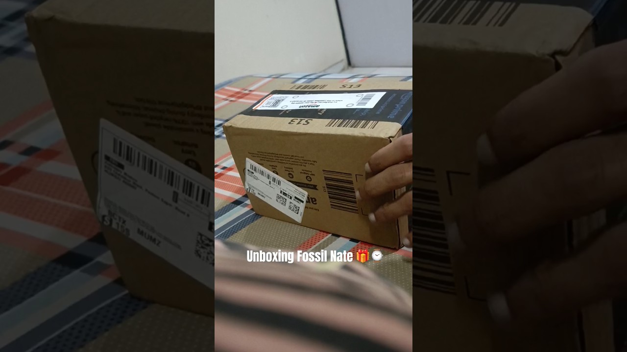 Unboxing video - Fossil Nate Watch
