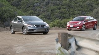 Honda Civic vs Kia Rio | Best Cars for 20k | Edmunds.com