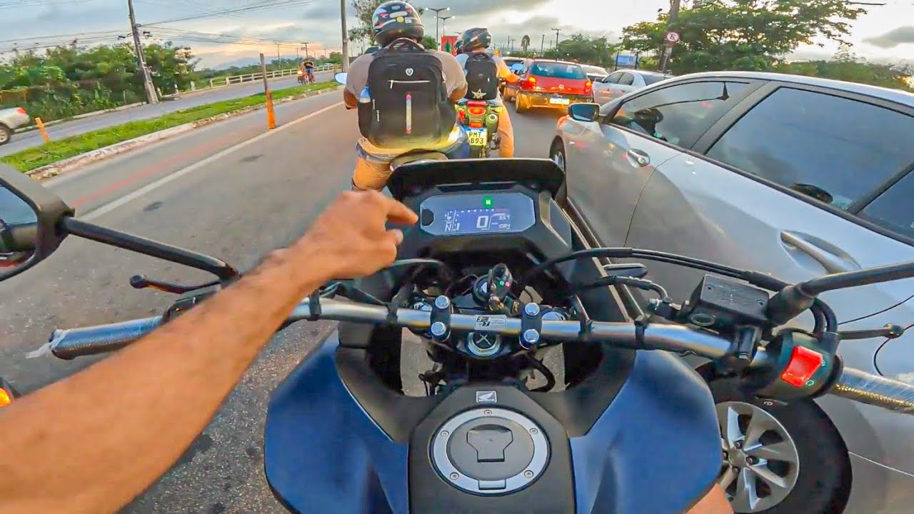 PRIMEIRO ROLE DE XRE 190 2025 NO TRÂNSITO PESADO??