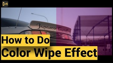 How to Make Color Wipe Effect