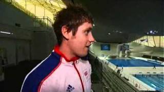 Inside London's Olympic aquatic centre