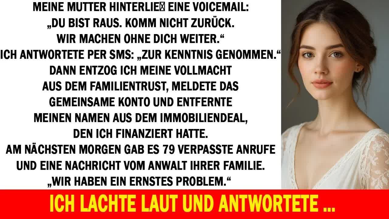 Meine Mutter hinterließ eine Sprachnachricht – was sie sagte, beendete alles