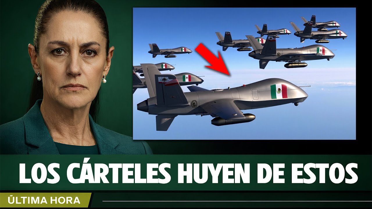 ¡Aquí Está! Los Drones de Nueva Generación de México se Utilizan en Operaciones Contra Los Cárteles