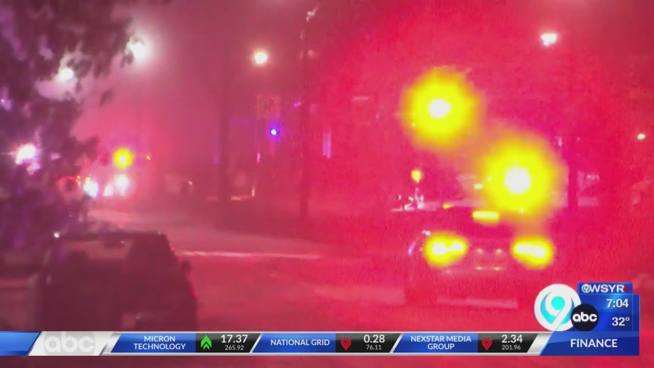 Three people taken to hospital after fire in Spafford - YouTube