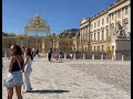 5K video. Paris, France. Château (Palace) de Versailles.