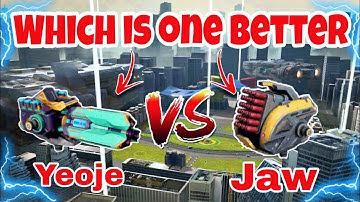 [WR] 🔥 Yeoje VS Jaw Weapon Comparison |War Robots|