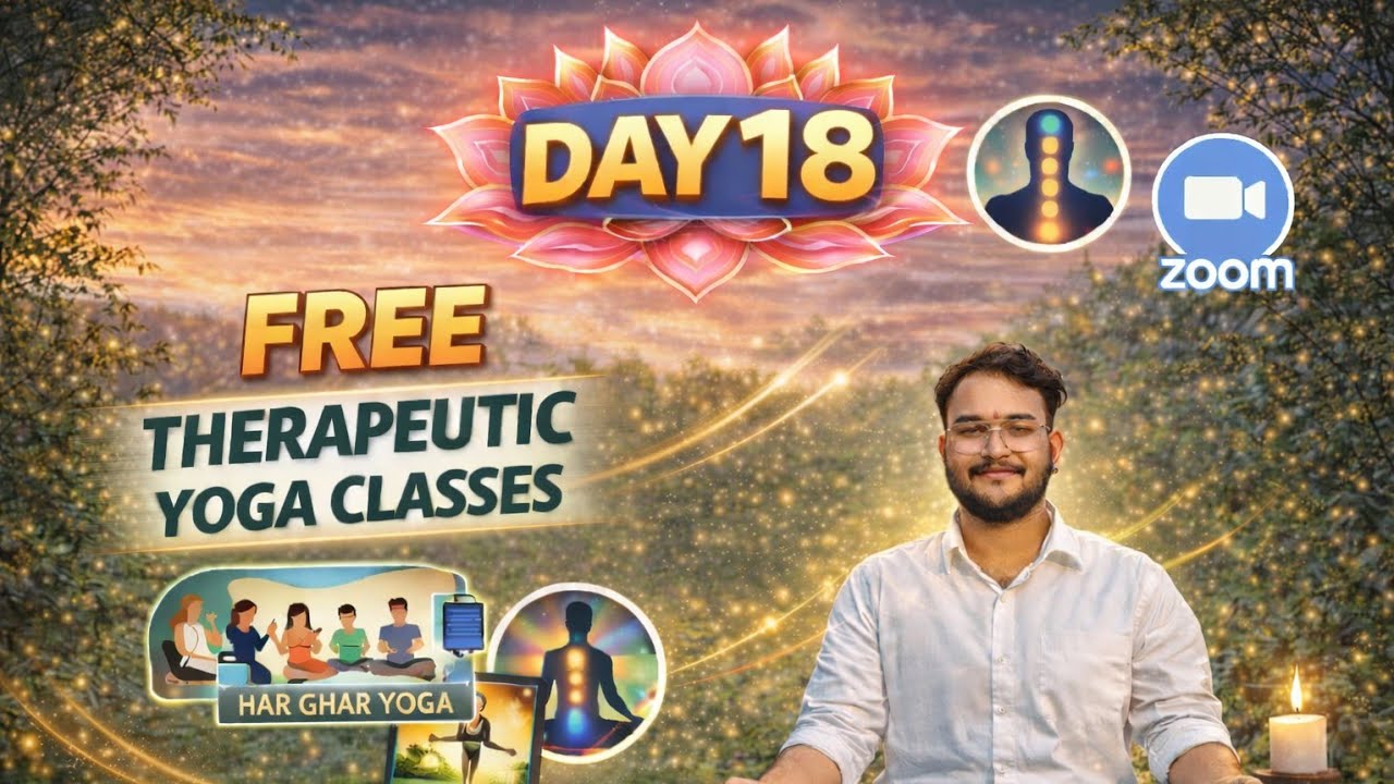 DAY 18/21 | FREE ONLINE YOGA CLASS | Beginner Friendly | Abhyuday Mishra (BNYS)
