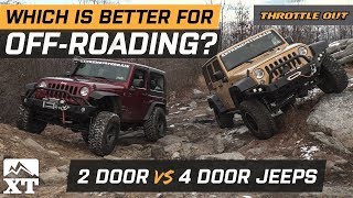 How To Choose The Right Jeep For Off-Roading - Wrangler JK 2 Door vs 4 Door  Off-Road Comparison - YouTube