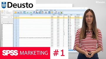 Exportar DATOS de EXCEL e IMPORTAR en SPSS (Google Forms) | Lorena Ronda | Universidad de Deusto