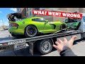 What BROKE on My 1,500HP TWIN TURBO VIPER + Tow Company Damaged My Car...